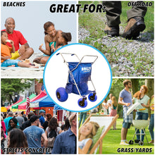 Load image into Gallery viewer, Rollx 4x Balloon Wheel Foldable Storage Wagon Beach Cart