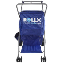 Load image into Gallery viewer, RollX Foldable Storage Wagon Beach Cart (Black Wheels)