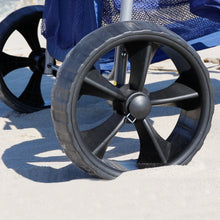 Load image into Gallery viewer, RollX Foldable Storage Wagon Beach Cart (Black Wheels)