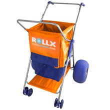 Load image into Gallery viewer, Rollx 13” Balloon Wheel Foldable Storage Wagon Beach Cart