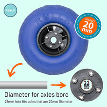 Load image into Gallery viewer, RollX Balloon Beach Wheels Set